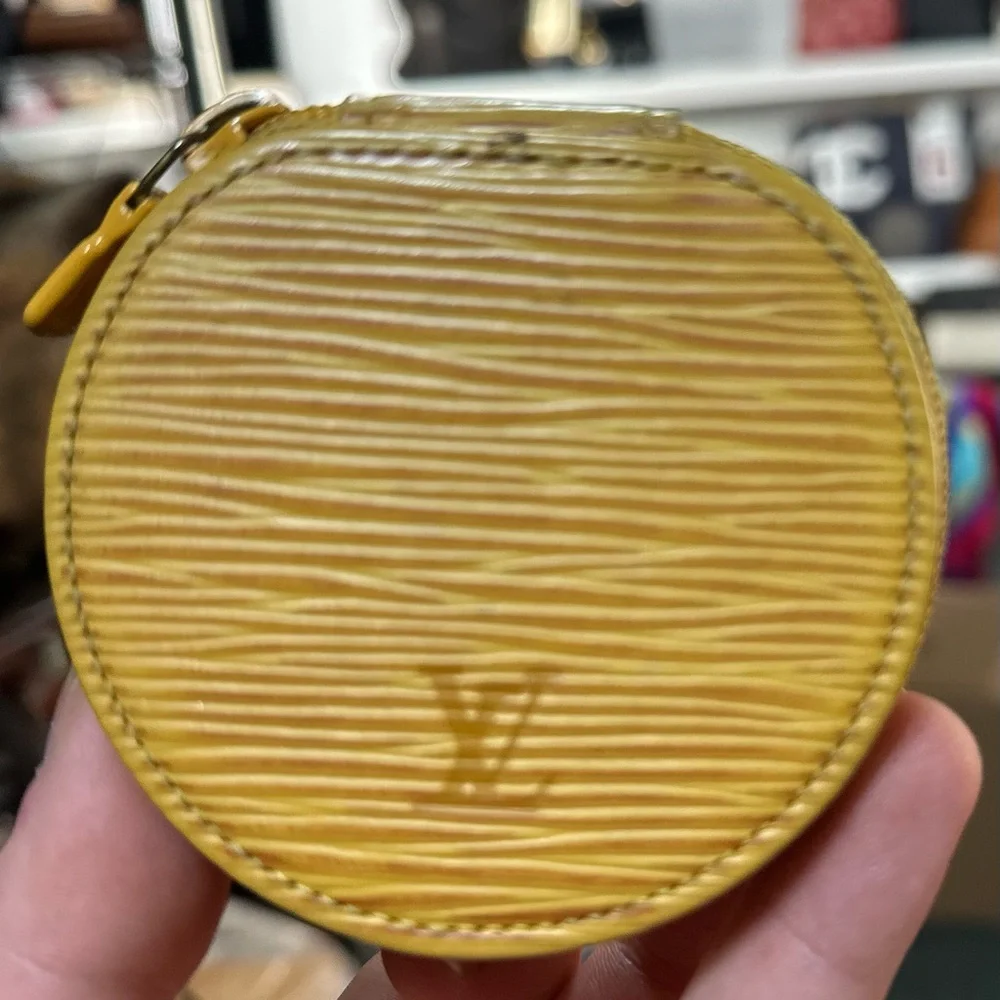 LV Yellow Epi Leather Mini Case